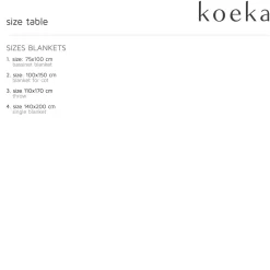 Cheap Koeka Oddi Plaid Soft Earth (200X140 Cm)