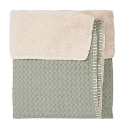 Shop Koeka Oslo Teddy Eenpersoonsdeken Shadow Green (200X140 Cm)