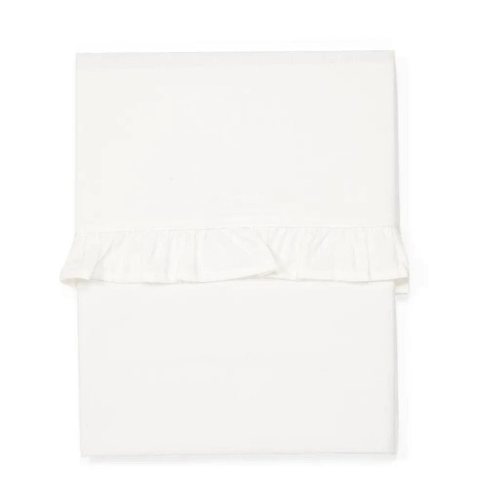 Flash Sale Koeka Ruffle Baby Wieglaken 80X100 Cm Warm White
