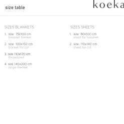 Flash Sale Koeka Ruffle Baby Wieglaken 80X100 Cm Warm White