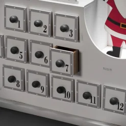 Discount Konstsmide Adventskalender Met Arreslee (Op Batterij Met Timer) (45X31,6 Cm) (3 Led)