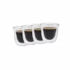 Best La Cafetière La Cafetiere Glas (Dubbelwandig) (110 Ml) (Set Van 4)