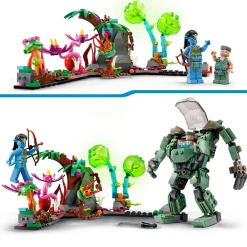 Avatar Neytiri & Thanator Vs. Amp Suit Quaritch 75571|LEGO Hot