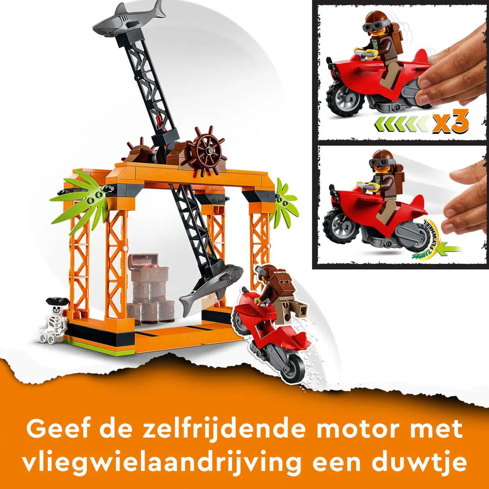 City De Haaiaanval Stuntuitdaging 60342|LEGO Best