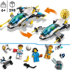 City Ruimteschip Voor Verkenningsmissies Op Mars 60354|LEGO New