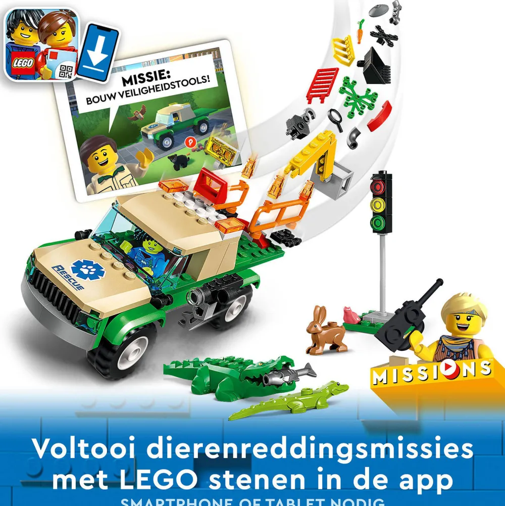 City Wilde Dieren Reddingsmissies 60353|LEGO New
