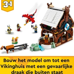 Creator Vikingschip En De Midgaardslang 31132|LEGO Online