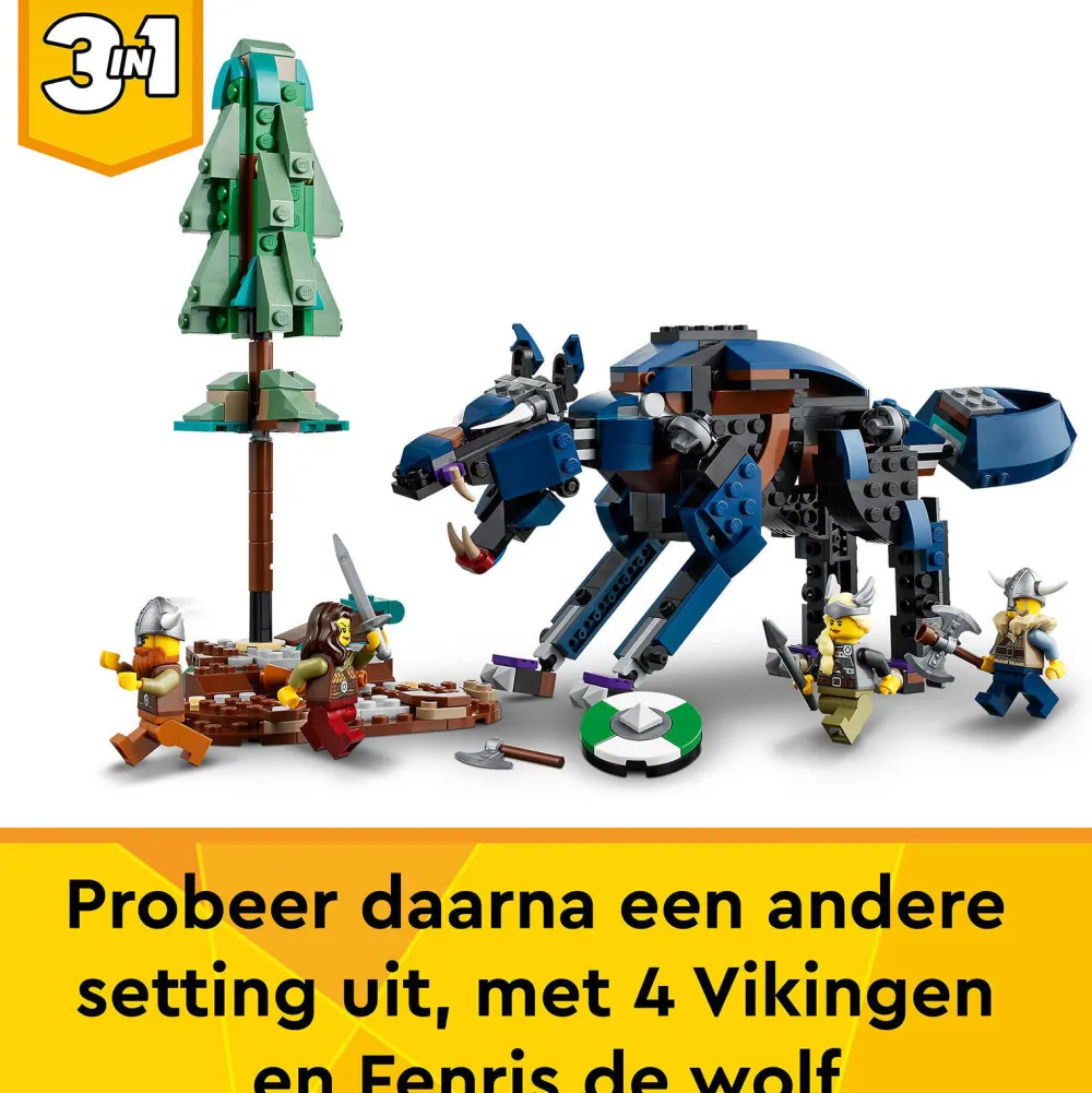 Creator Vikingschip En De Midgaardslang 31132|LEGO Online