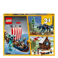 Creator Vikingschip En De Midgaardslang 31132|LEGO Online