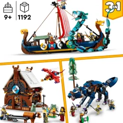 Creator Vikingschip En De Midgaardslang 31132|LEGO Online