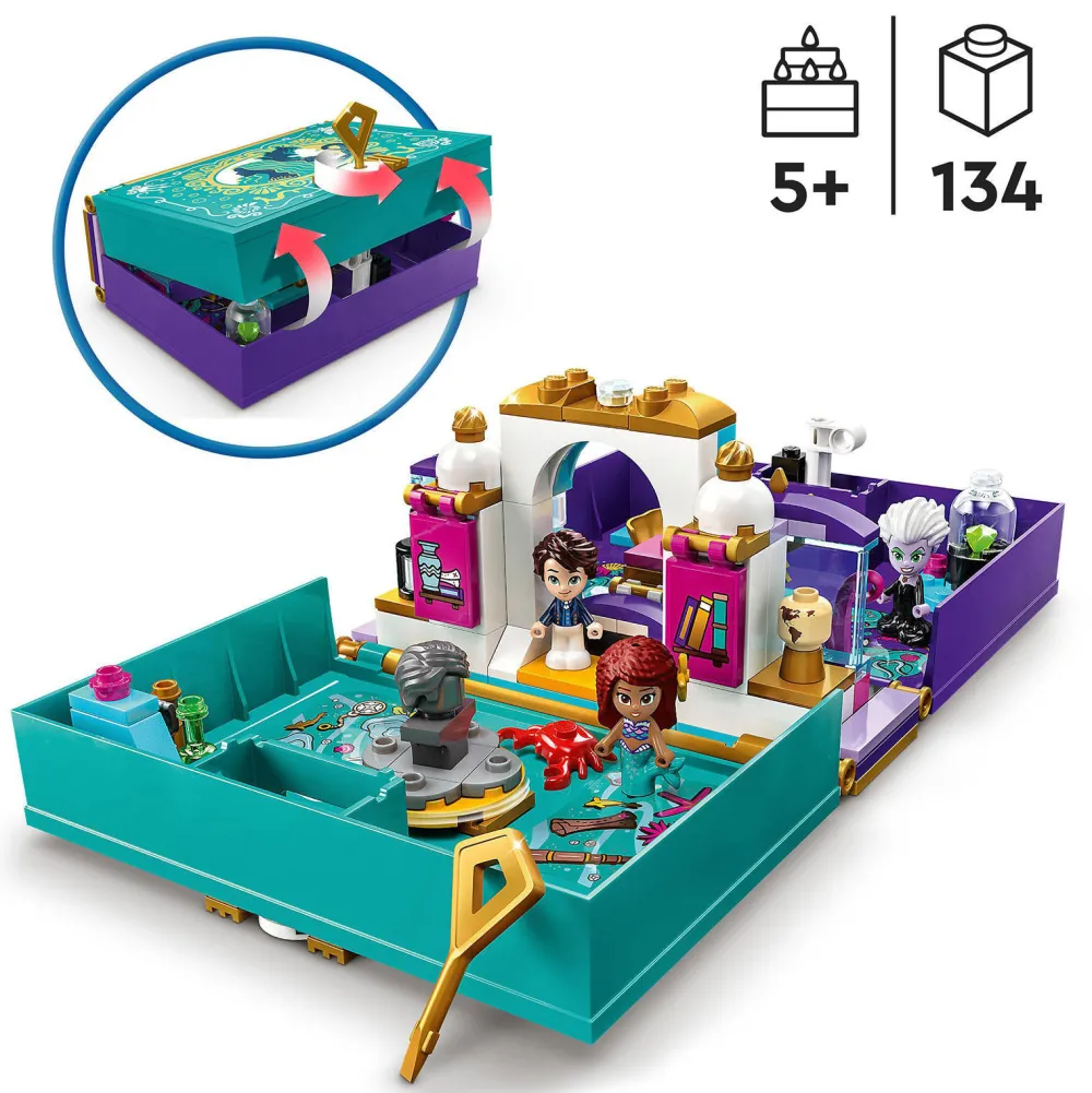 Disney Princess De Kleine Zeemeermin Verhalenboek 43213|LEGO Outlet