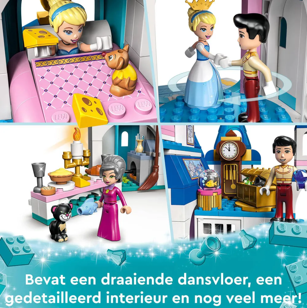 Disney Princess Het Kasteel Van Assepoester En De Knappe Prins 43206|LEGO Flash Sale