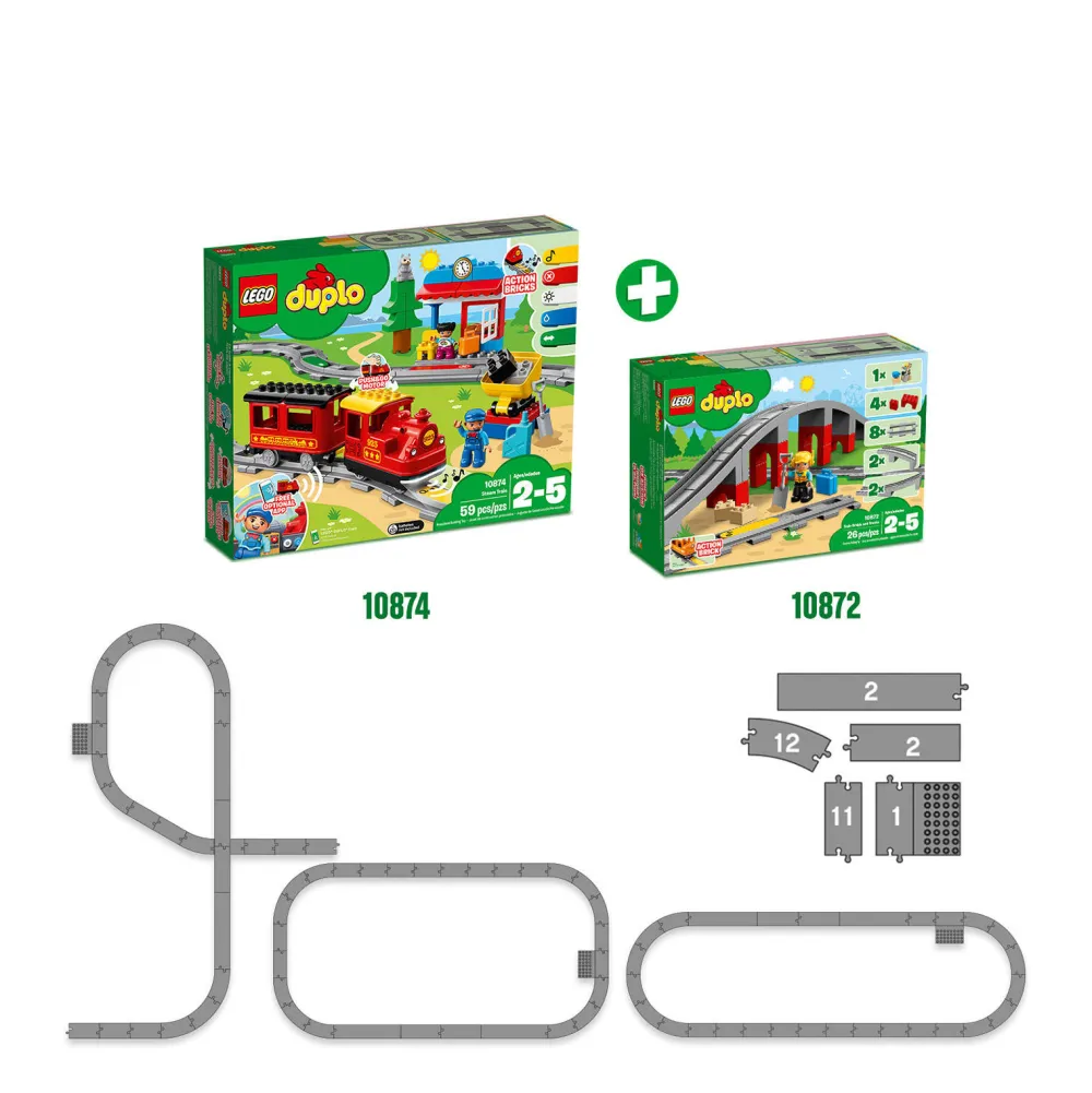 Duplo Treinbrug En -Rails 10872|LEGO Fashion