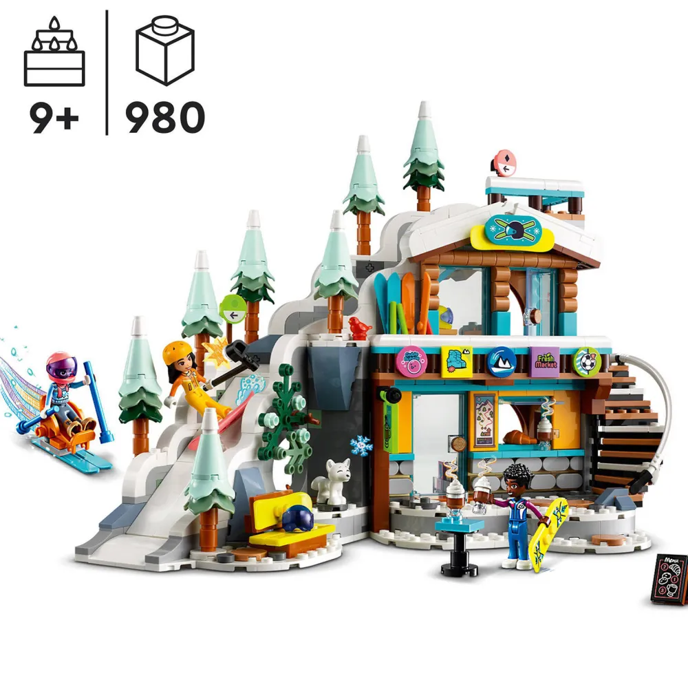 Friends Vakantie Skipiste En Cafe 41756|LEGO Shop