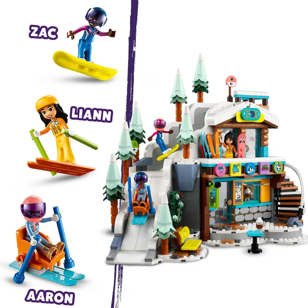 Friends Vakantie Skipiste En Cafe 41756|LEGO Shop