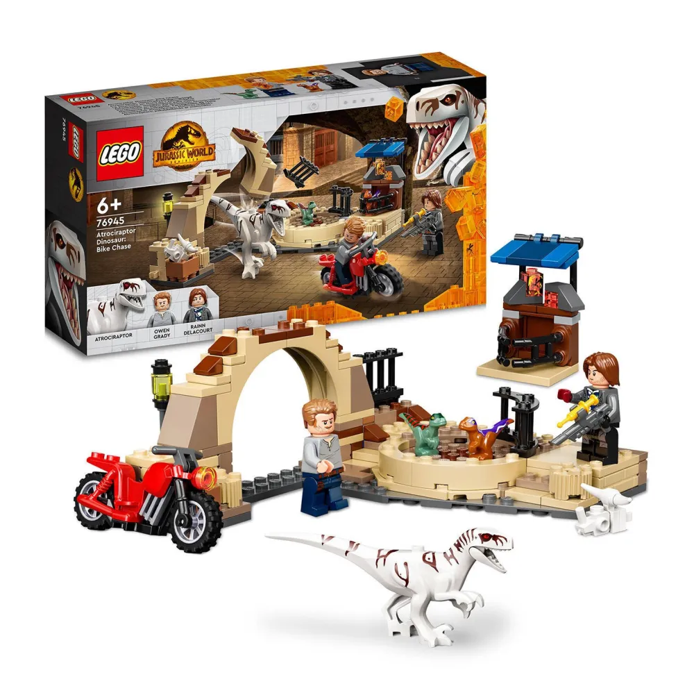 Jurassic World Atrociraptor Dinosaurus Motorachtervolging 76945|LEGO Best Sale