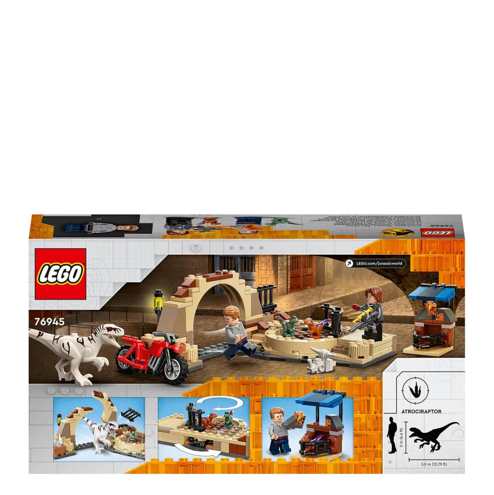 Jurassic World Atrociraptor Dinosaurus Motorachtervolging 76945|LEGO Best Sale