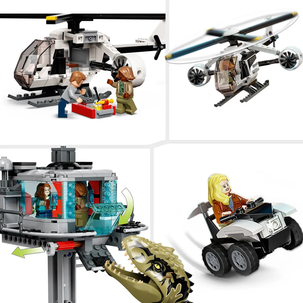 Jurassic World Giganotosaurus & Therizinosaurus Aanval 76949|LEGO Shop