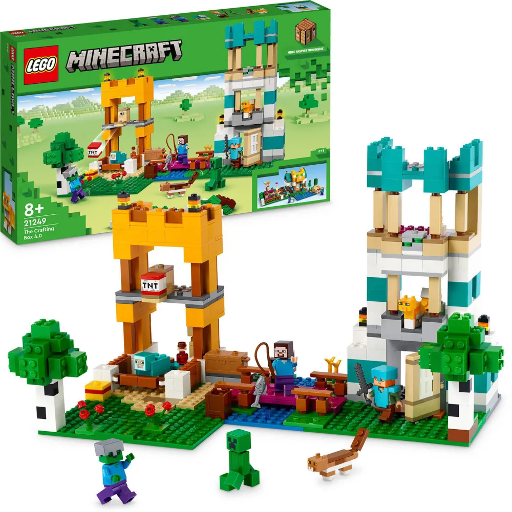Minecraft De Crafting-Box 4.0 21249|LEGO Outlet