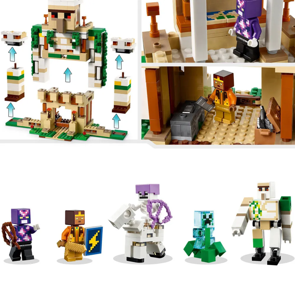 Minecraft Het Ijzergolemfort 21250|LEGO Cheap