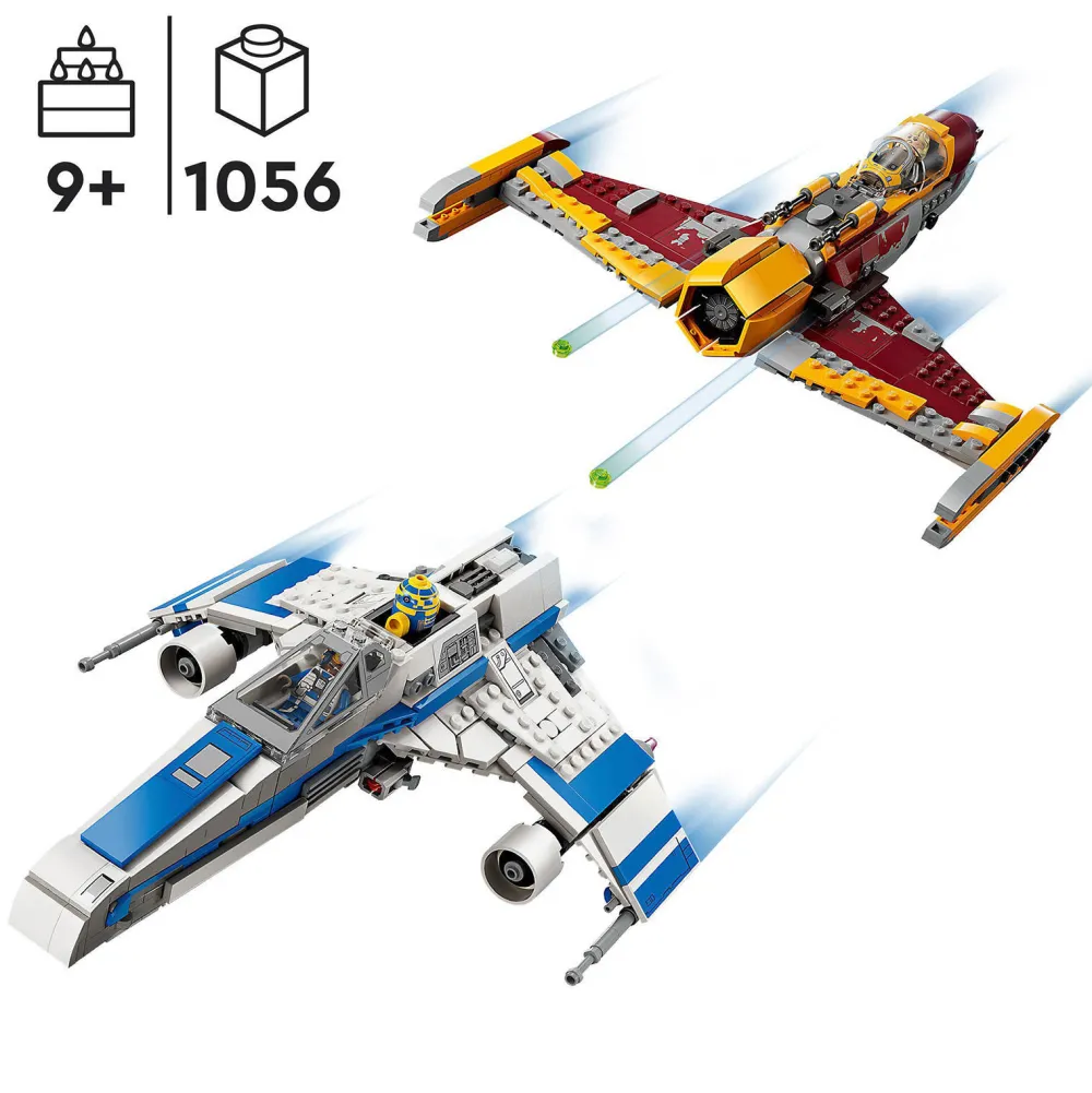 Star Wars New Republic E-Wing Vs. Shin Hati'S Starfighter 75364|LEGO Fashion