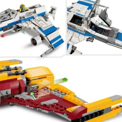 Star Wars New Republic E-Wing Vs. Shin Hati'S Starfighter 75364|LEGO Fashion