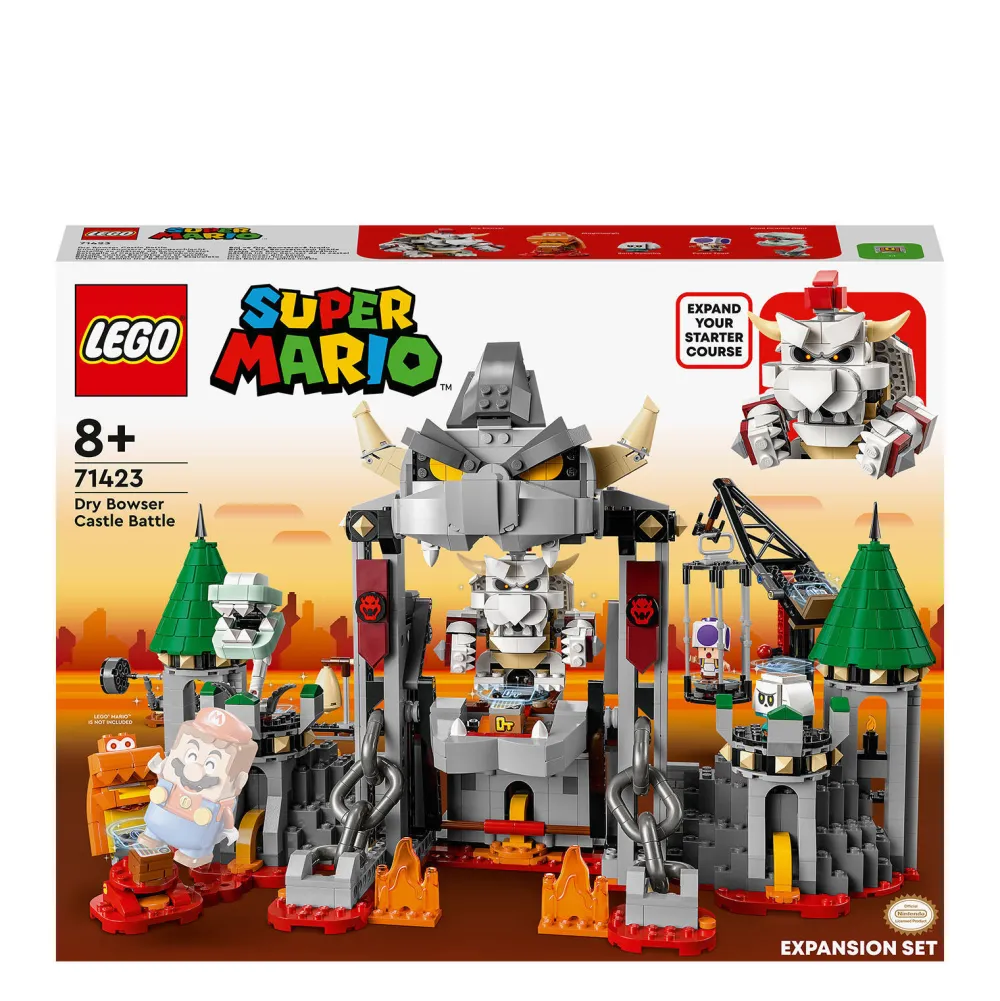 Super Mario 71423 Gevecht Op Dry Bowsers Kasteel Uitbreidingsset|LEGO New