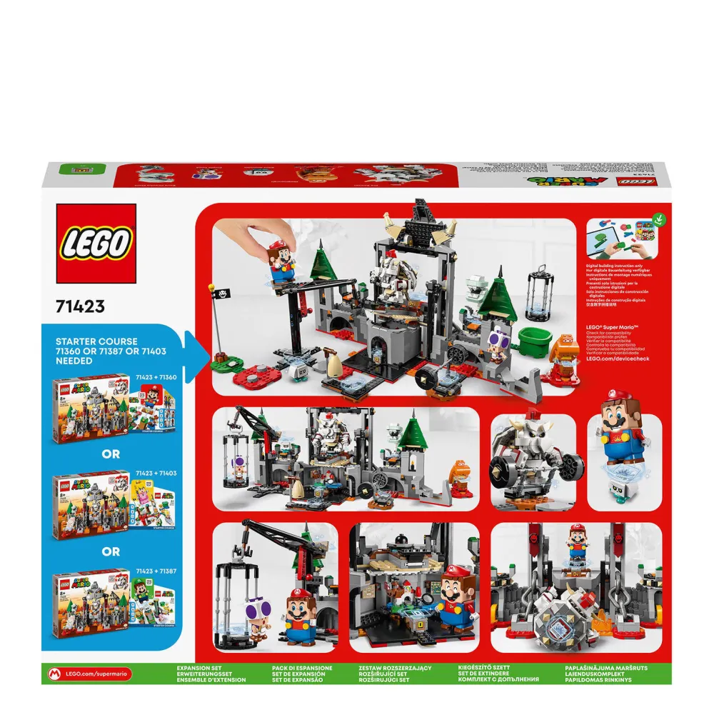 Super Mario 71423 Gevecht Op Dry Bowsers Kasteel Uitbreidingsset|LEGO New