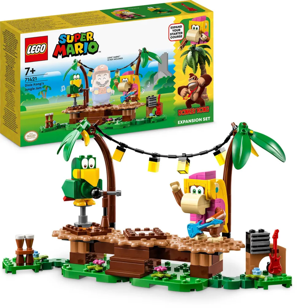 Super Mario Uitbreidingsset: Dixie Kongs Jungleshow 71421|LEGO Store