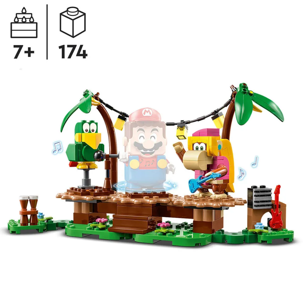 Super Mario Uitbreidingsset: Dixie Kongs Jungleshow 71421|LEGO Store