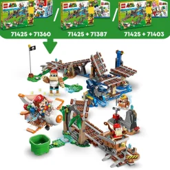 Super Mario Uitbreidingsset: Diddy Kongs Mijnwagenrit 71425|LEGO Sale