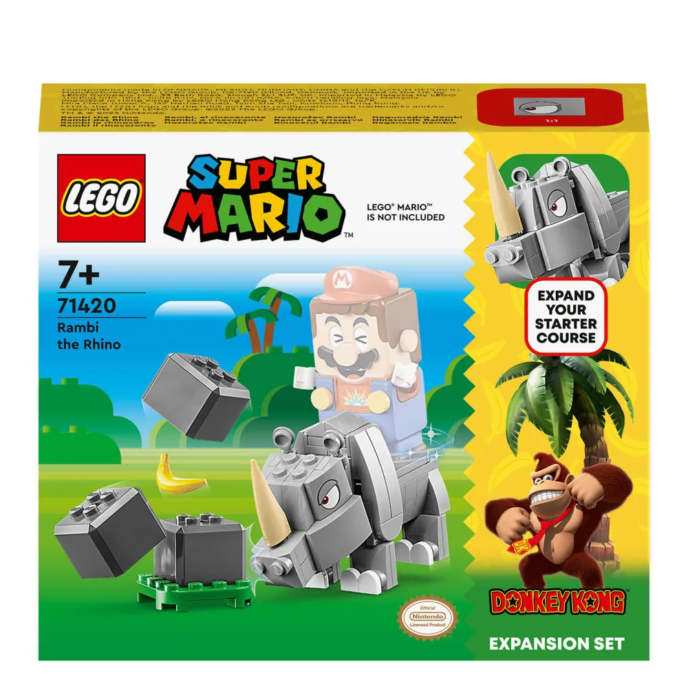 Super Mario Uitbreidingsset: Rambi De Neushoorn 71425|LEGO Clearance