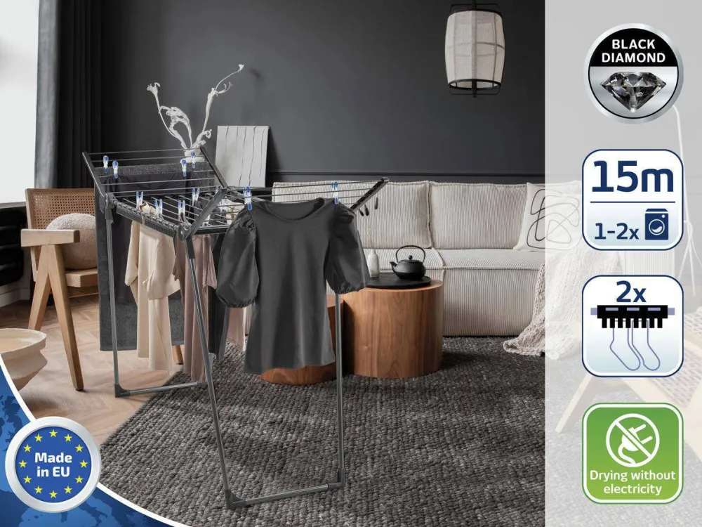 Store Leifheit Droogrek Pegasus 150 Solid Slim
