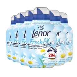Store Lenor Fresh Air Sensitive - Voor Gevoelige Huid Wasverzachter - 204 Wasbeurten