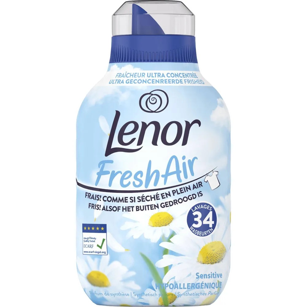 Store Lenor Fresh Air Sensitive - Voor Gevoelige Huid Wasverzachter - 204 Wasbeurten