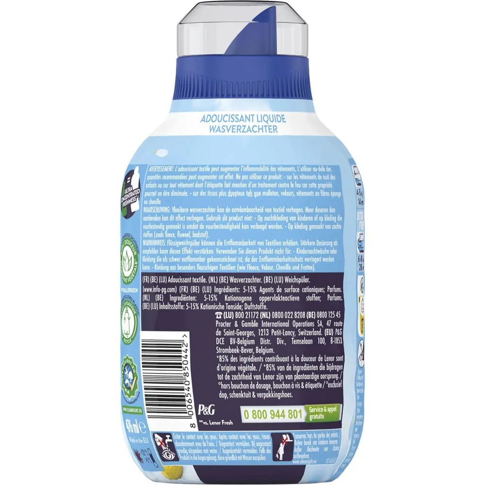 Store Lenor Fresh Air Sensitive - Voor Gevoelige Huid Wasverzachter - 204 Wasbeurten