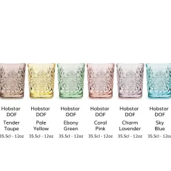 Store Libbey Waterglas Hobstar (355 Ml) (O8,7 Cm) (Set Van 6)