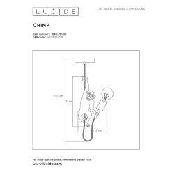 Discount Lucide Hanglamp Extravaganza Chimp