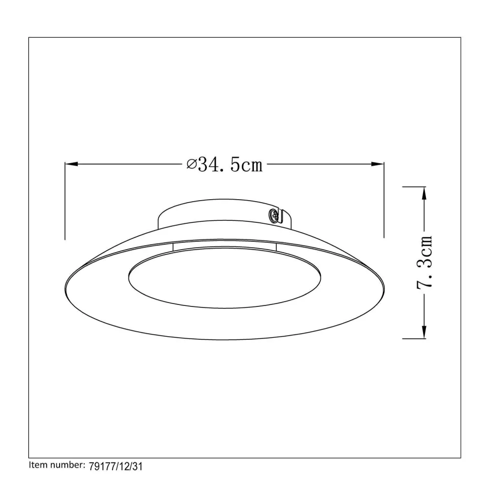 New Lucide Plafondlamp Foskal