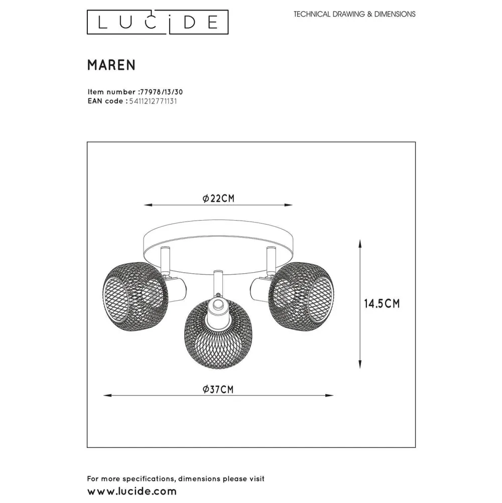 Flash Sale Lucide Plafondlamp Maren