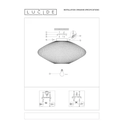 Shop Lucide Plafondlamp Mesh