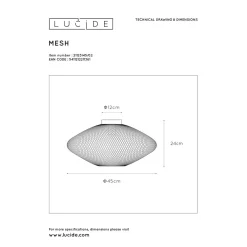 Shop Lucide Plafondlamp Mesh