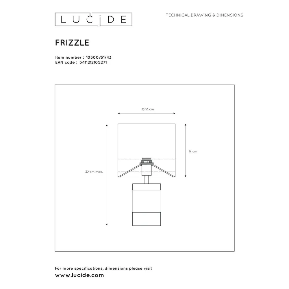 Clearance Lucide Tafellamp Extravaganza Frizzle