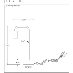 Hot Lucide Tafellamp Lorin