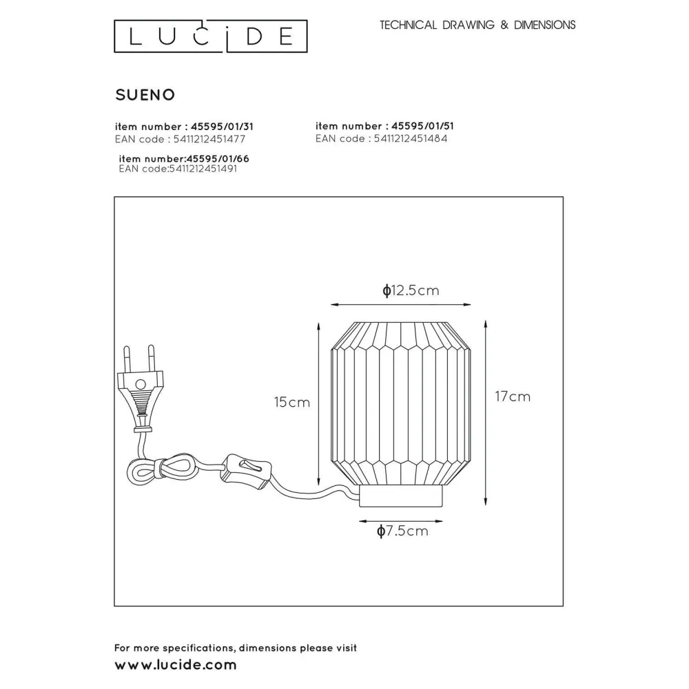 Cheap Lucide Tafellamp Sueno