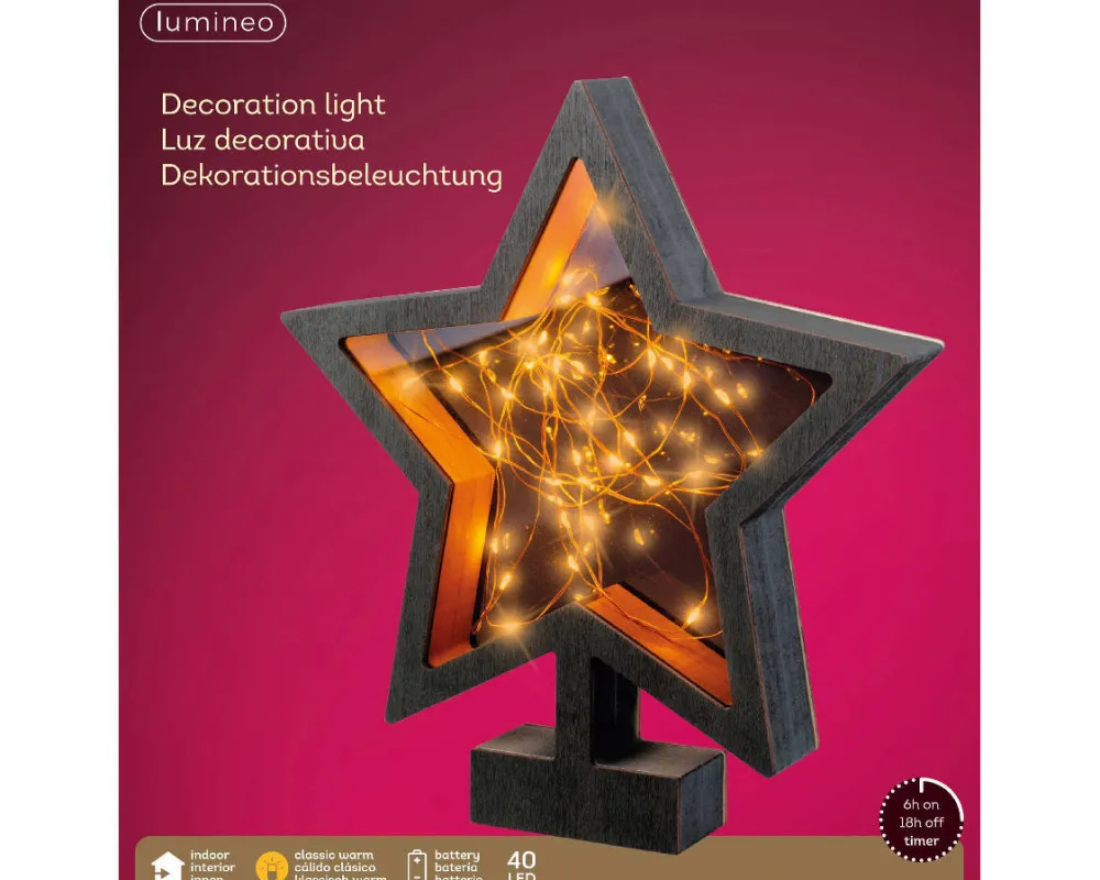 Hot Lumineo Micro Ster Op Poot (40 Led)