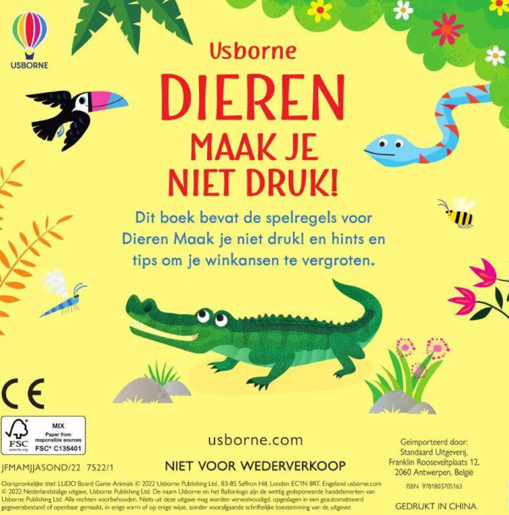 Maak Je Niet Druk! Bordspel Dieren|wehkamp Outlet