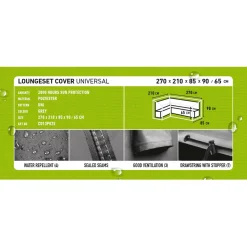 Loungeset Hoes (Links) (270X210 Cm)|Madison Shop