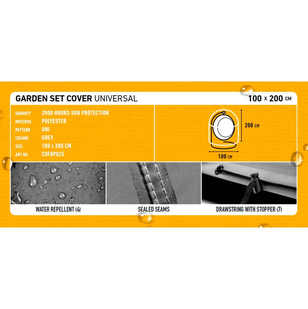 Tuinmeubel Hoes (100X200 Cm)|Madison Best