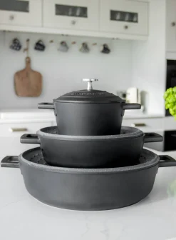 Discount MasterClass Gietaluminium Braadpan (O16 Cm) (1,4L) (Lichtgewicht)